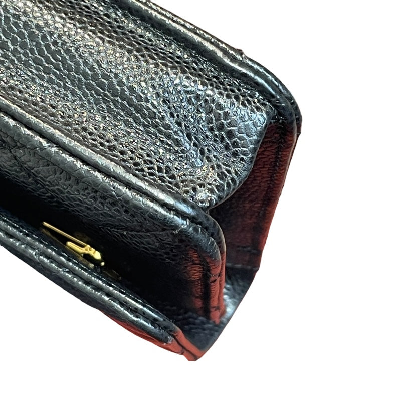シャネル CHANEL マトラッセチェーンウォレット AP0250 ブラック/GD キャビア レディース ショルダーバッグ シャネル CHANEL マトラッセチェーンウォレット AP0250 ブラック/GD