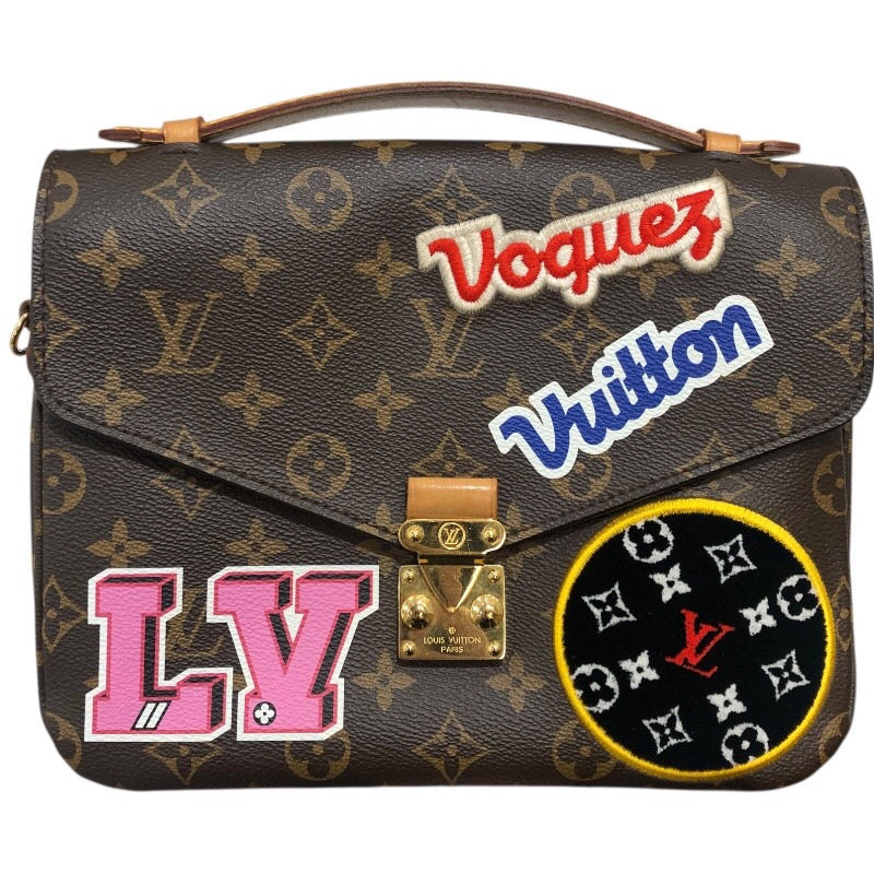 ルイ・ヴィトン LOUIS VUITTON ポシェット・メティスMM M43991 ブラウン モノグラム レディース ショルダーバッグ