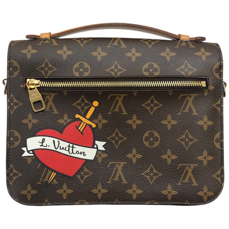 ルイ・ヴィトン LOUIS VUITTON ポシェット・メティスMM M43991 ブラウン モノグラム レディース ショルダーバッグ