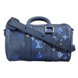 ルイ・ヴィトン LOUIS VUITTON キーポルXS M57844 ネイビー モノグラム・ウォーターカラーブルー ユニセックス ショルダーバッグ