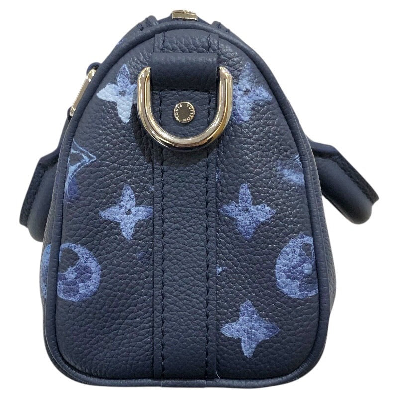 ルイ・ヴィトン LOUIS VUITTON キーポルXS M57844 ネイビー モノグラム・ウォーターカラーブルー ユニセックス ショルダーバッグ