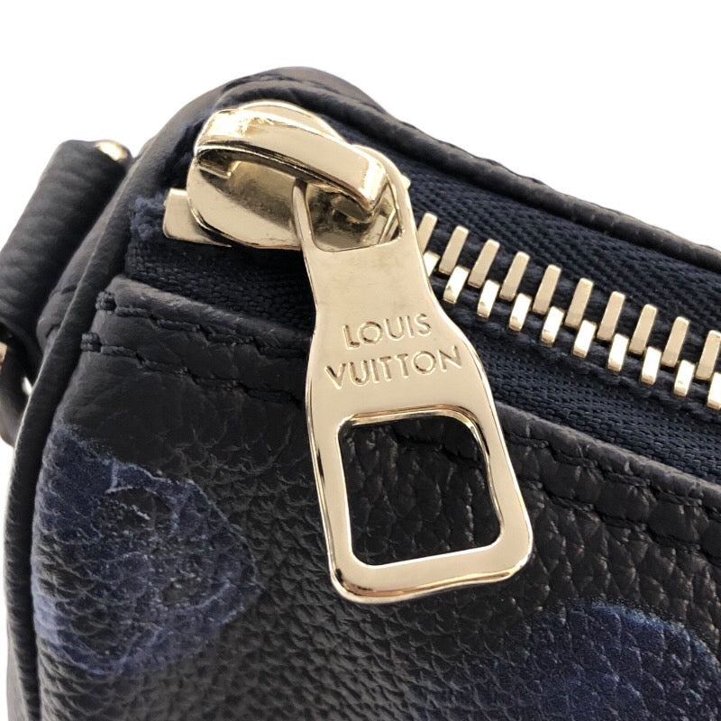 ルイ・ヴィトン LOUIS VUITTON キーポルXS M57844 ネイビー モノグラム・ウォーターカラーブルー ユニセックス ショルダーバッグ