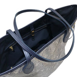 ルイ・ヴィトン LOUIS VUITTON ネヴァーフルMM M22921 ネイビー/シルバー モノグラム　ラミネーテッド・ジャガード ユニセックス ショルダーバッグ