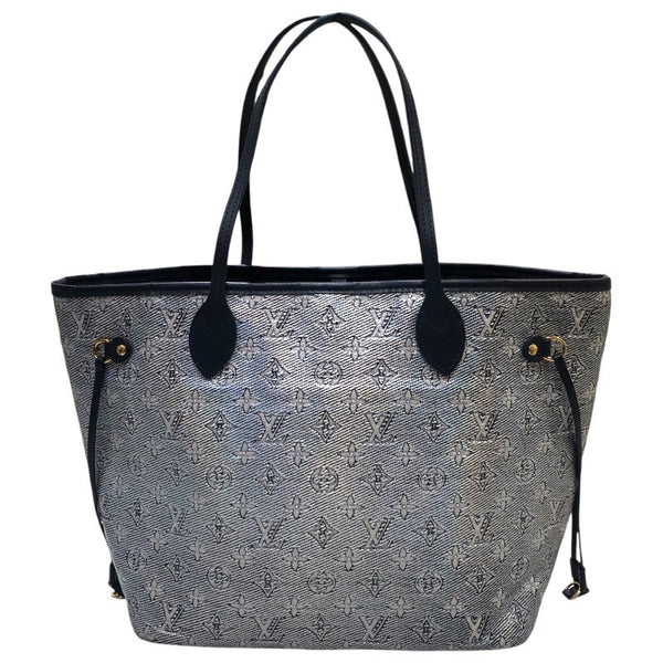 ルイ・ヴィトン LOUIS VUITTON ネヴァーフルMM M22921 ネイビー/シルバー モノグラム　ラミネーテッド・ジャガード ユニセックス ショルダーバッグ