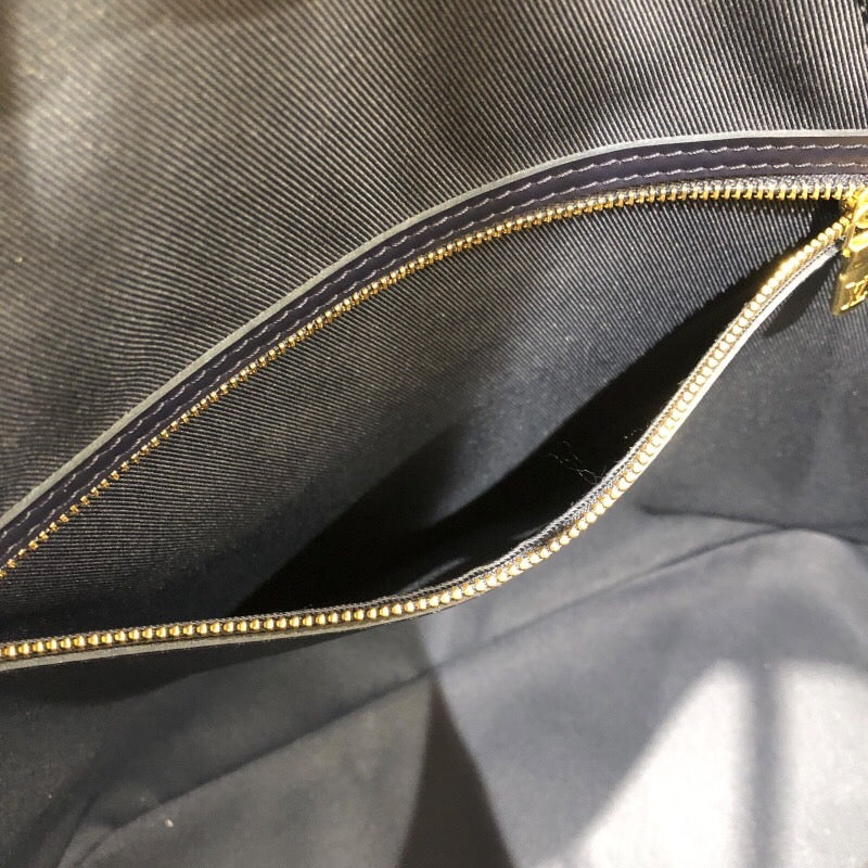 ルイ・ヴィトン LOUIS VUITTON ネヴァーフルMM M22921 ネイビー/シルバー モノグラム　ラミネーテッド・ジャガード ユニセックス ショルダーバッグ