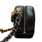シャネル CHANEL CHANEL19 ラウンドチェーンショルダー AP0945 ブラック SVxGD金具 ラム レディース ショルダーバッグ