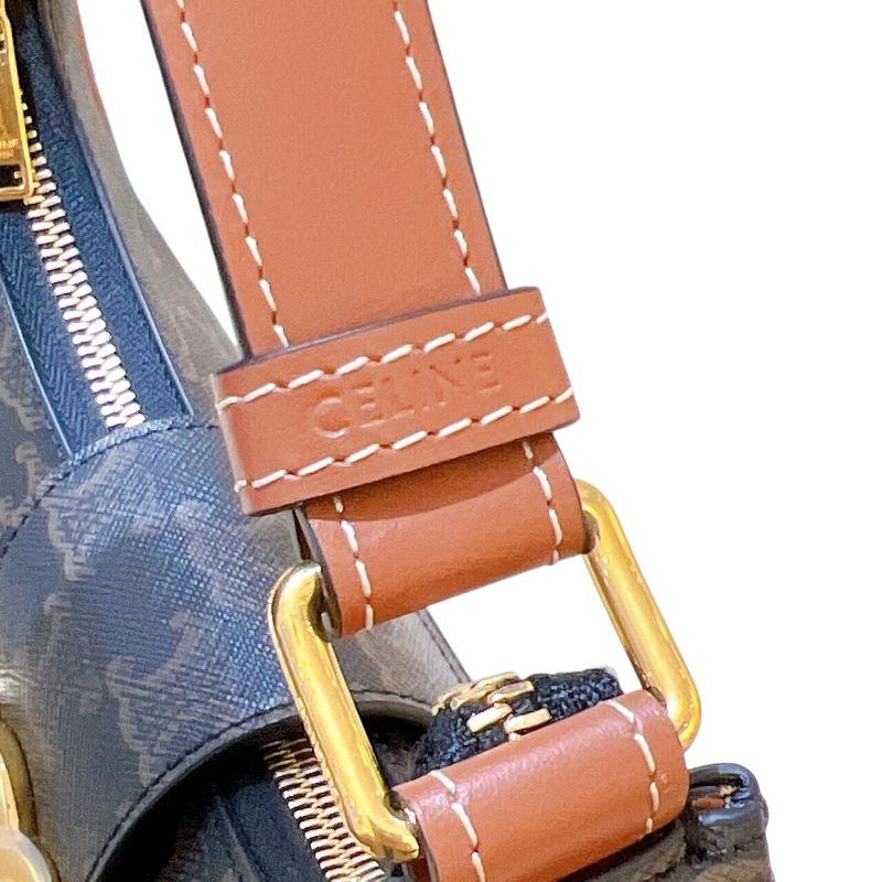 セリーヌ CELINE ミディアムアヴェトリオンフバッグ 114492BZJ ブラウン トリオンフキャンバス/タン レディース ハンドバッグ