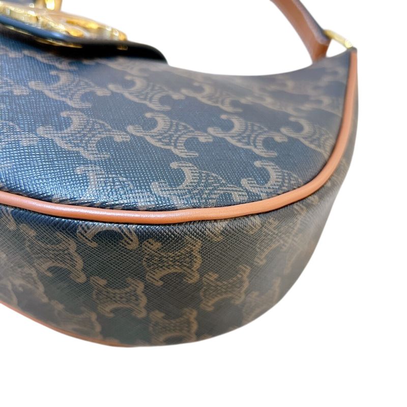 セリーヌ CELINE ミディアムアヴェトリオンフバッグ 114492BZJ ブラウン トリオンフキャンバス/タン レディース ハンドバッグ