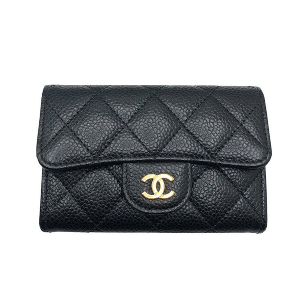 シャネル CHANEL マトラッセカードケース AP0214 キャビアスキン