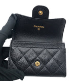 シャネル CHANEL マトラッセカードケース AP0214 キャビアスキン レディース カードケース