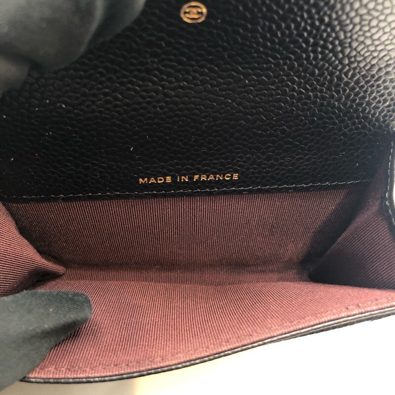 シャネル CHANEL マトラッセカードケース AP0214 キャビアスキン レディース カードケース