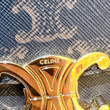 セリーヌ CELINE トリオンフボックスチェーンショルダーバッグ タン トリオンフキャンバス ユニセックス ショルダーバッグ