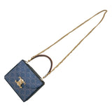 セリーヌ CELINE トリオンフボックスチェーンショルダーバッグ タン トリオンフキャンバス ユニセックス ショルダーバッグ