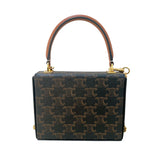 セリーヌ CELINE トリオンフボックスチェーンショルダーバッグ タン トリオンフキャンバス ユニセックス ショルダーバッグ