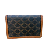 セリーヌ CELINE チェーンウォレットマーゴ 10L462 タン トリオンフキャンバス ユニセックス ショルダーバッグ