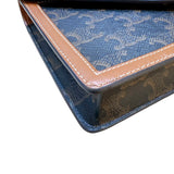 セリーヌ CELINE チェーンウォレットマーゴ 10L462 タン トリオンフキャンバス ユニセックス ショルダーバッグ