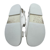 シャネル CHANEL ココマーク ボタン スポーツサンダル G35927 ホワイト レザー レディース サンダル