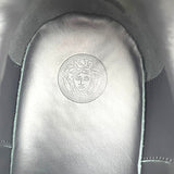 ヴェルサーチ VERSACE ラビリンスローカットスニーカー ブラック レザー メンズ スニーカー