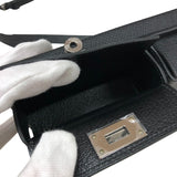 エルメス HERMES ケリー マルチポケットトゥーゴー W刻 ブラック シルバー金具 エプソン レディース ショルダーバッグ