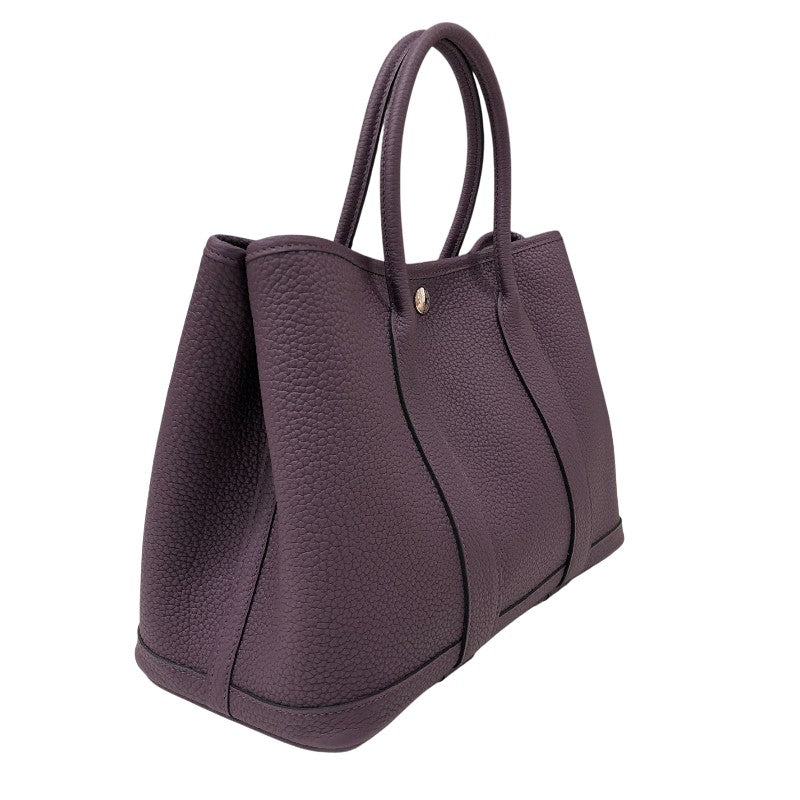 エルメス HERMES ガーデンパーティTPM U刻 カシス シルバー金具 ネゴンダ レディース トートバッグ