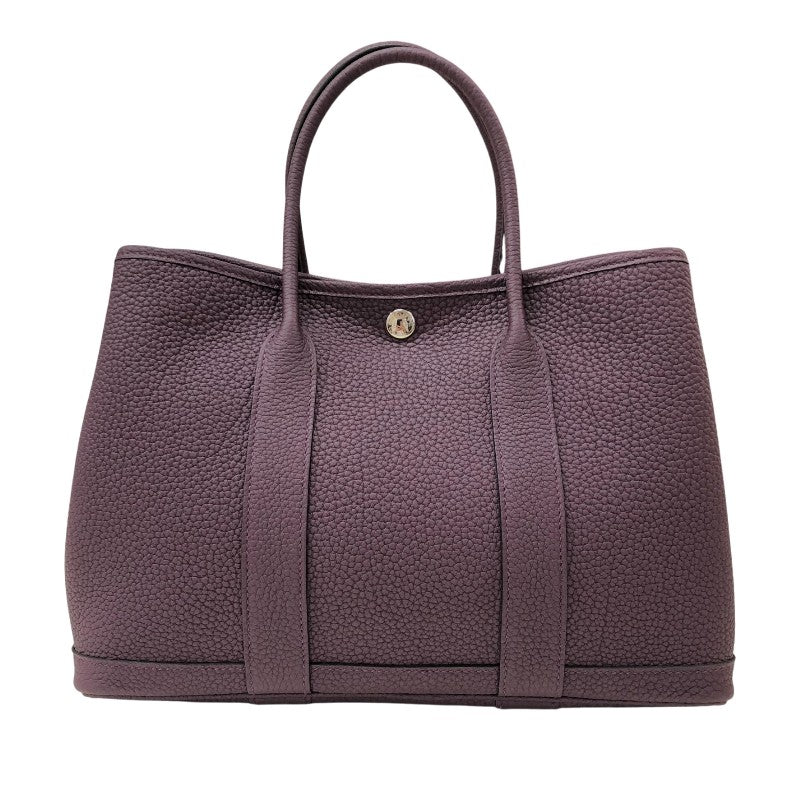 エルメス HERMES ガーデンパーティTPM U刻 カシス シルバー金具 ネゴンダ レディース トートバッグ