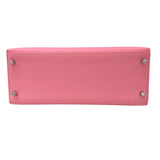 エルメス HERMES ケリー28 Y刻印 ピンク シルバー金具 エプソン レディース ショルダーバッグ