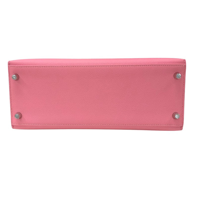 エルメス HERMES ケリー28 Y刻印 ピンク シルバー金具 エプソン レディース ショルダーバッグ