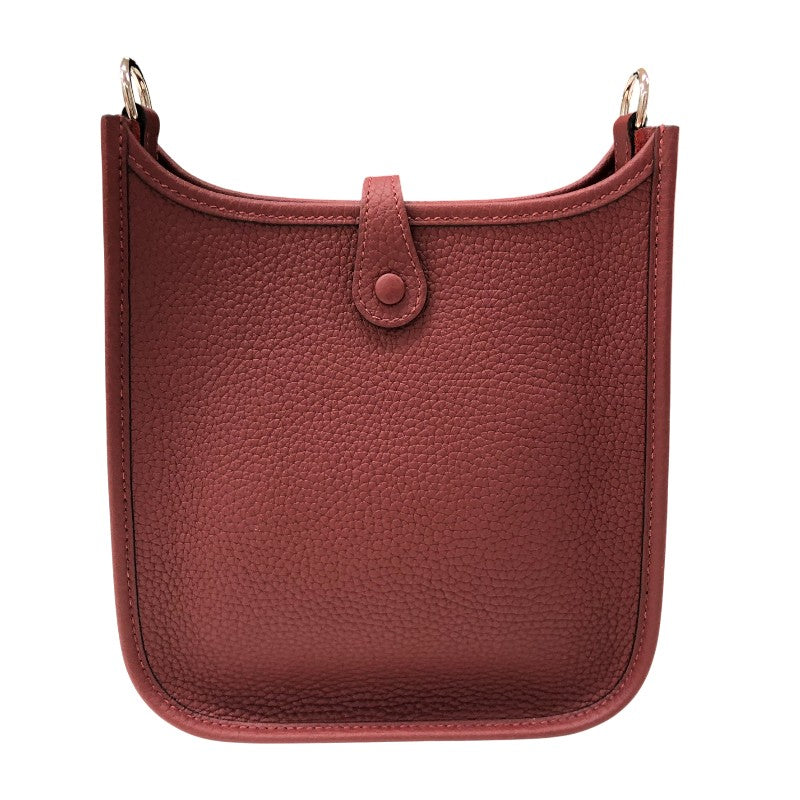 エルメス HERMES エヴリンTPM W刻 ルージュアッシュ シルバー金具 トリヨンクレマンス レディース ショルダーバッグ