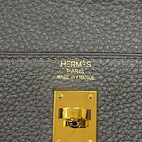 エルメス HERMES ケリー25 内縫い Z刻 エタン ゴールド金具 トゴ レディース ハンドバッグ ショルダーバッグ