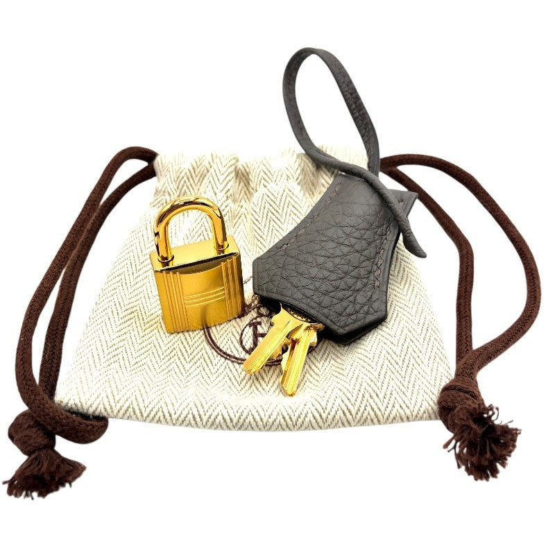 エルメス HERMES ケリー25 内縫い Z刻 エタン ゴールド金具 トゴ レディース ハンドバッグ ショルダーバッグ