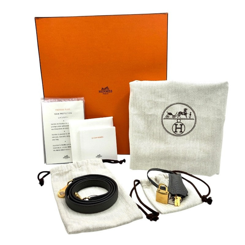 エルメス HERMES ケリー25 内縫い Z刻 エタン ゴールド金具 トゴ レディース ハンドバッグ ショルダーバッグ