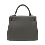 エルメス HERMES ケリー25 内縫い Z刻 エタン ゴールド金具 トゴ レディース ハンドバッグ ショルダーバッグ