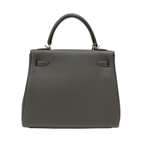 エルメス HERMES ケリー25 内縫い Z刻 エタン ゴールド金具 トゴ レディース ハンドバッグ ショルダーバッグ