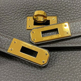 エルメス HERMES ケリー25 内縫い Z刻 エタン ゴールド金具 トゴ レディース ハンドバッグ ショルダーバッグ