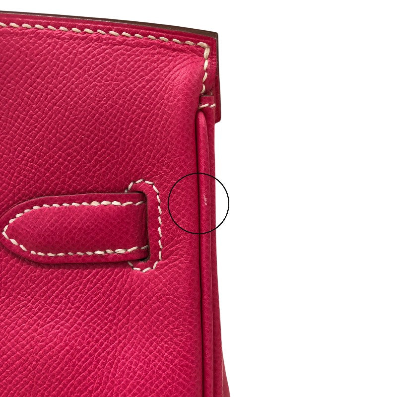 エルメス HERMES バーキン30 キャンディ □Q刻印 ローズティリアン シルバー金具 エプソン レディース ハンドバッグ