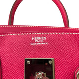 エルメス HERMES バーキン30 キャンディ □Q刻印 ローズティリアン シルバー金具 エプソン レディース ハンドバッグ