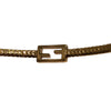 フェンディ FENDI バゲット FFロゴブレスレット ゴールド メタル アクセサリー