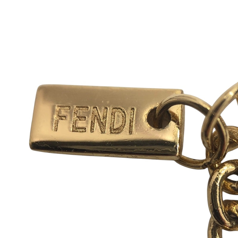 フェンディ FENDI バゲット FFロゴブレスレット ゴールド メタル