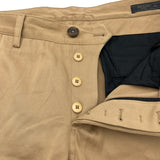 プラダ PRADA コットンパンツ ベージュ コットン メンズ パンツ