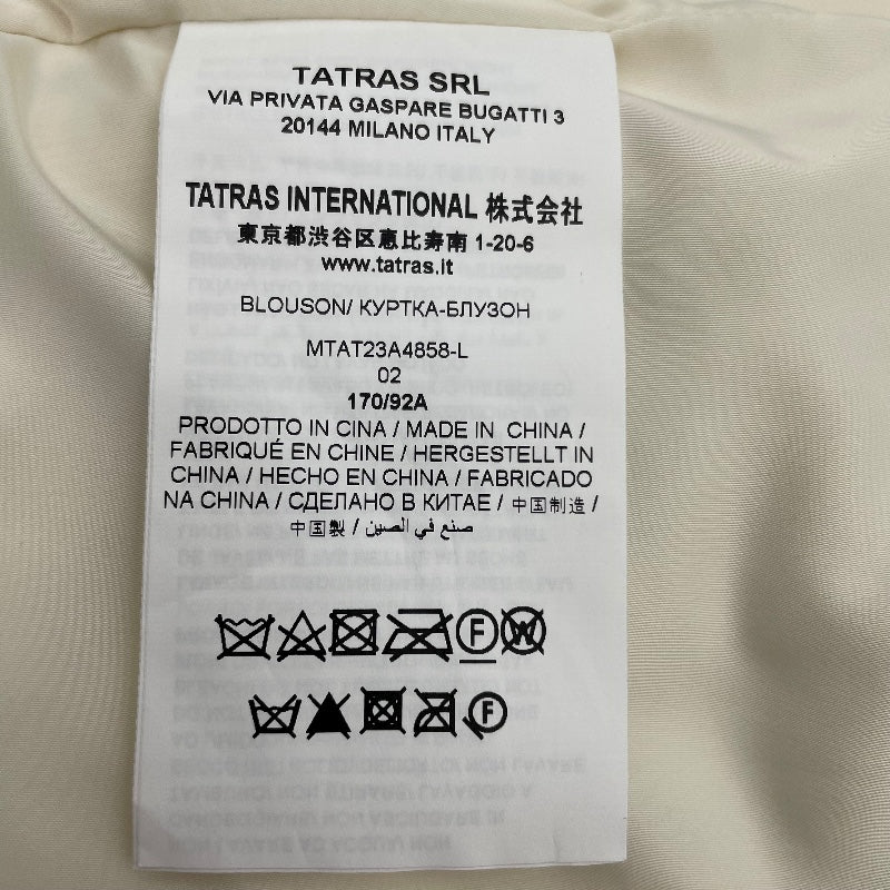 タトラス TATRAS BOMOS ボアブルゾン MTAT23A4858-L ホワイト ポリエステル メンズ ブルゾン