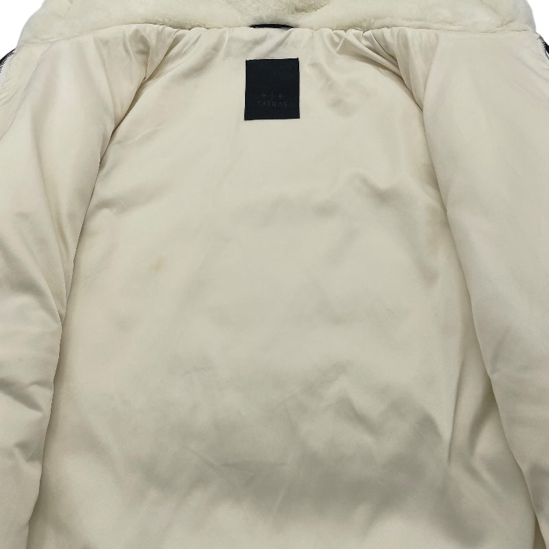 タトラス TATRAS BOMOS ボアブルゾン MTAT23A4858-L ホワイト ポリエステル メンズ ブルゾン