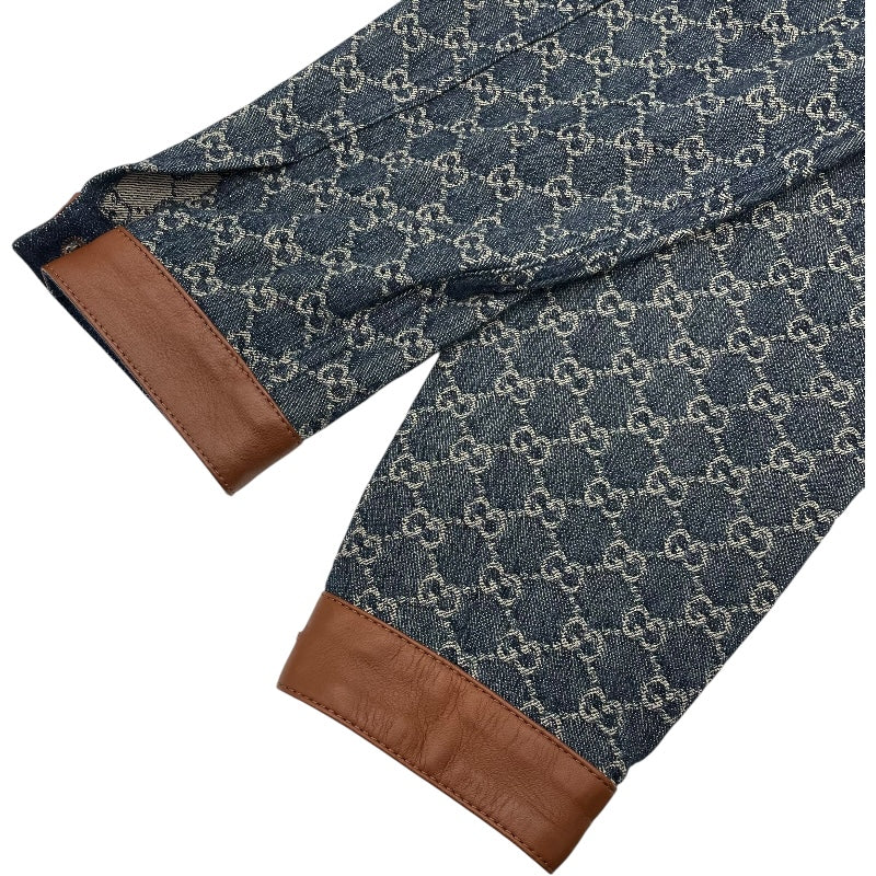 グッチ GUCCI GGロゴ デニムジャケット 649110 ネイビー コットン メンズ デニムジャケット