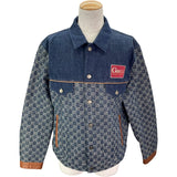 グッチ GUCCI GGロゴ デニムジャケット 649110 ネイビー コットン メンズ デニムジャケット