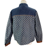 グッチ GUCCI GGロゴ デニムジャケット 649110 ネイビー コットン メンズ デニムジャケット