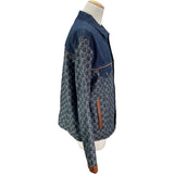 グッチ GUCCI GGロゴ デニムジャケット 649110 ネイビー コットン メンズ デニムジャケット