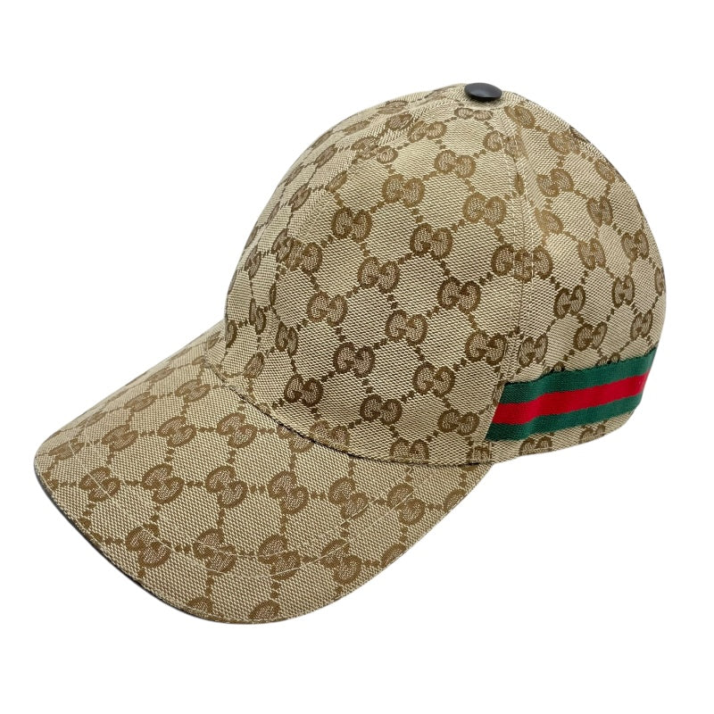 グッチ GUCCI GGキャンバスベースボールキャップ 200035 ブラウン コットン メンズ その他ファッション雑貨