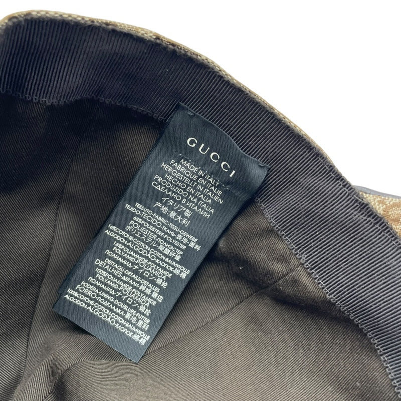 グッチ GUCCI GGキャンバスベースボールキャップ 200035 ブラウン コットン メンズ その他ファッション雑貨
