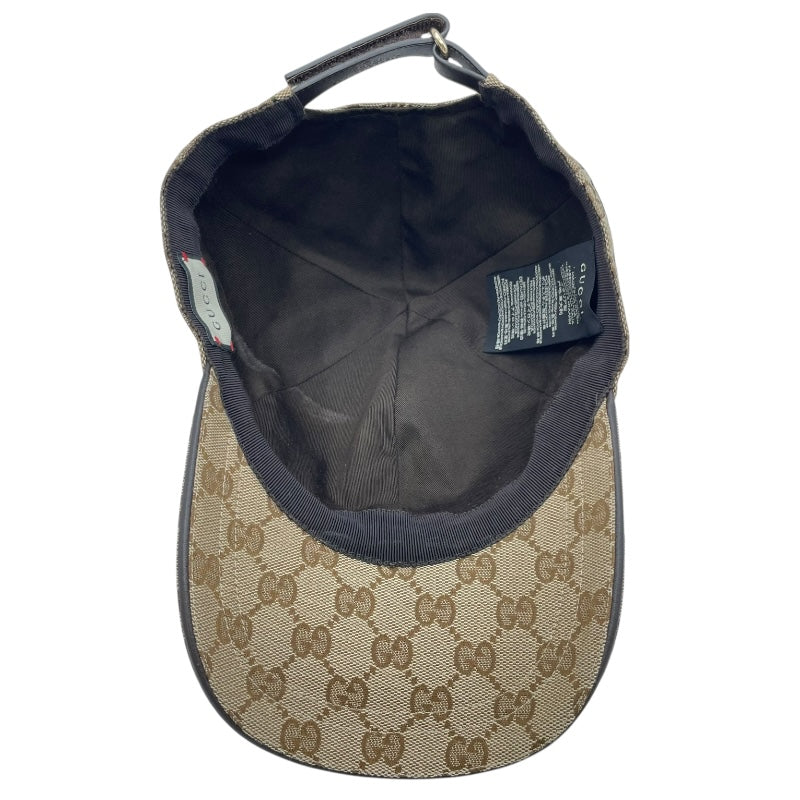 グッチ GUCCI GGキャンバスベースボールキャップ 200035 ブラウン コットン メンズ その他ファッション雑貨