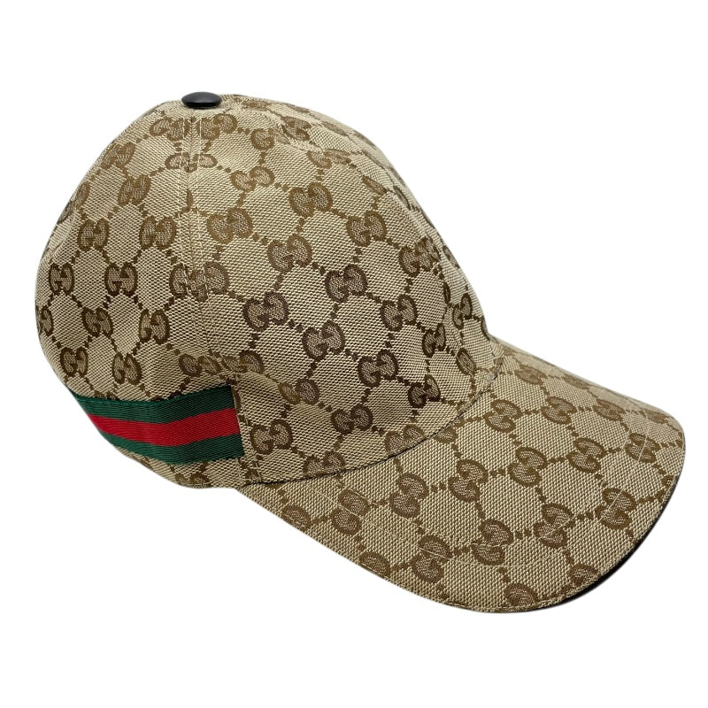 グッチ GUCCI GGキャンバスベースボールキャップ 200035 ブラウン コットン メンズ その他ファッション雑貨