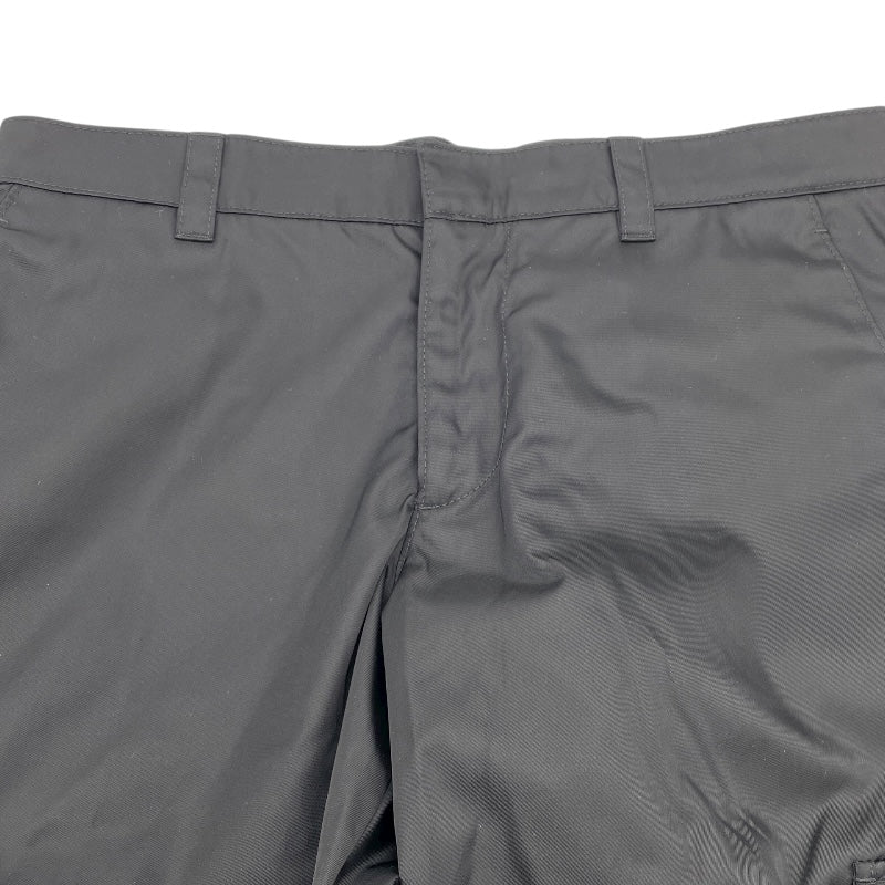 プラダ PRADA トライアングルロゴカーゴパンツ SPH130 ブラック ナイロン メンズ カーゴパンツ